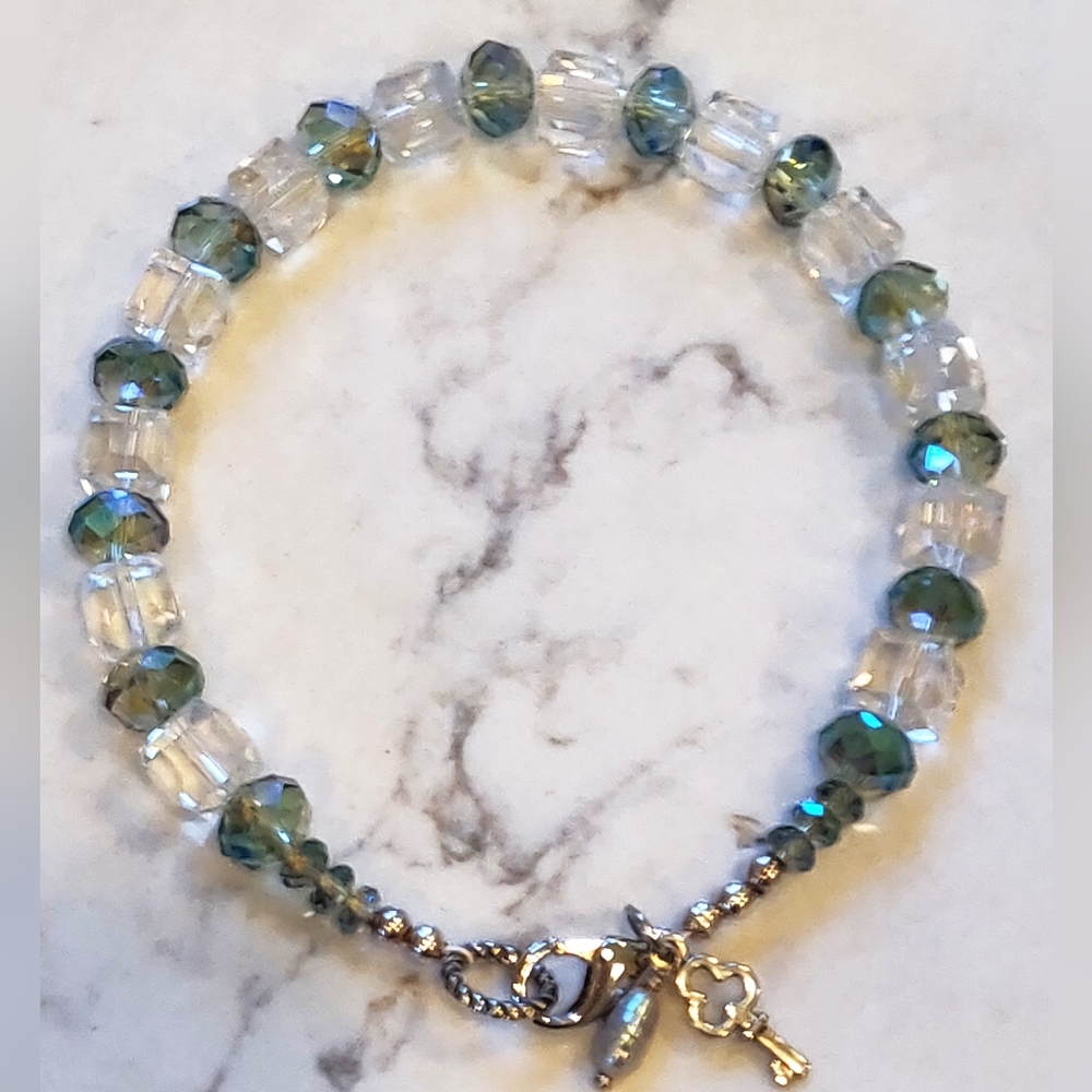 New 8 1/2 Inch Crystal Bracelet.